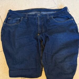 Relaxed Fit Men's Jeans — Indigo Blue